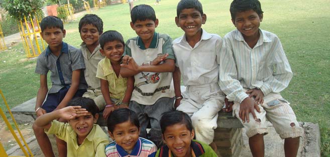 The first class that graduated Aakash, Vikas, Tanu, Nandini and Karan (kids of maids and washerman in the locality) are now enrolled in regular schools